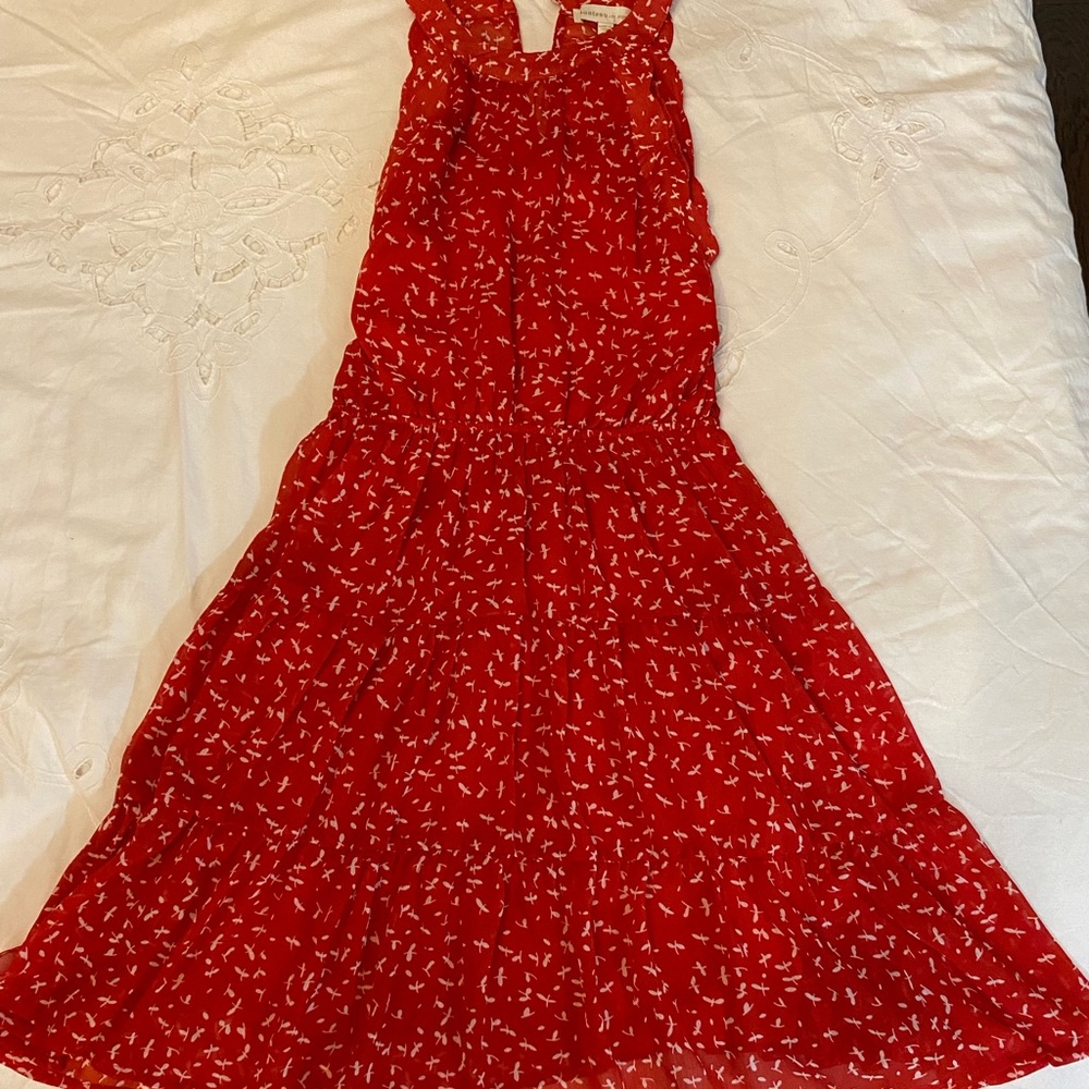 Monteau Red Sleeveless Dress